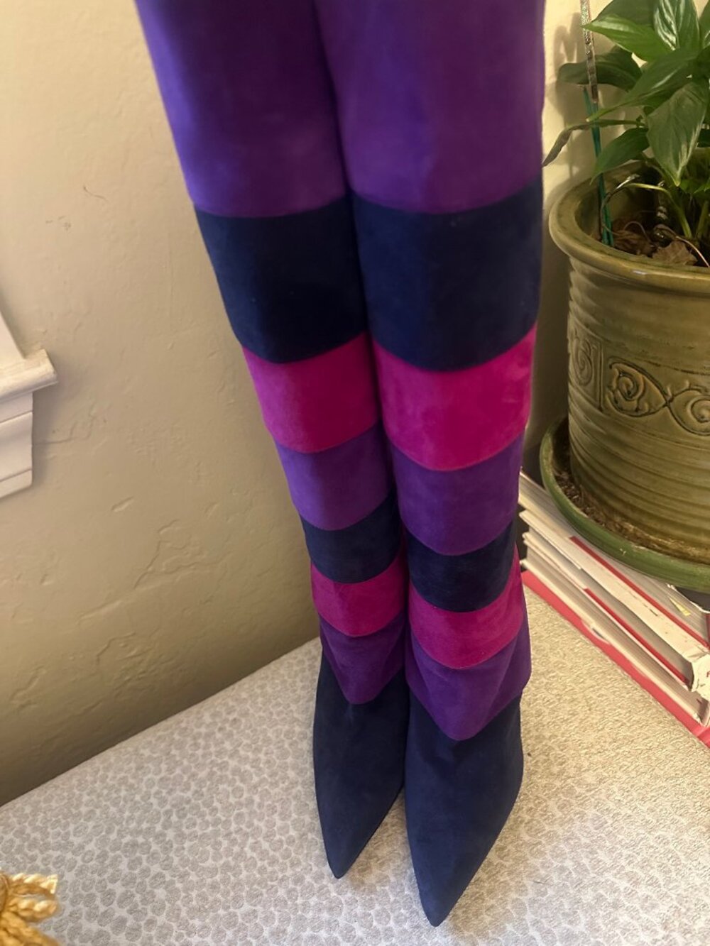 Manolo Blahnik Degenerada tiered boots